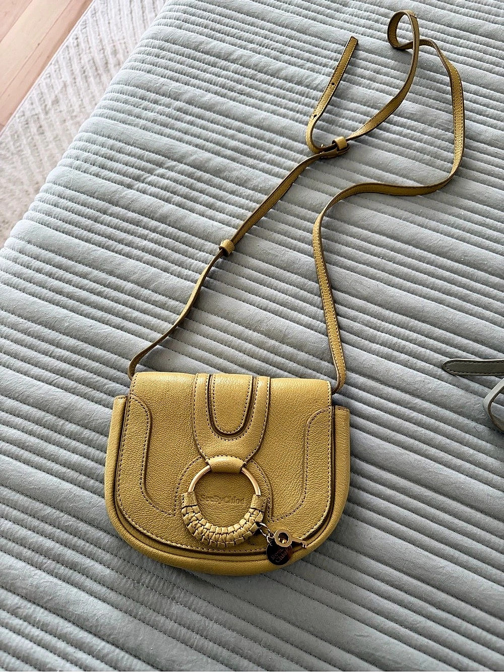 See by Chloe Hana Mini Saddle Bag Crossbody Yellow